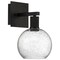 Access Lighting Port Nine Burgundy, Burgundy LED Wall Sconce, Matte Black Finish, Seeded Glass 63145LEDD-MBL/SDG - alternate 9